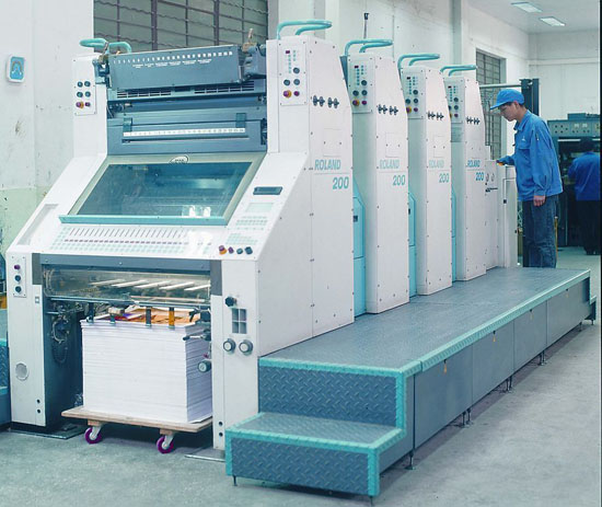 Roland printing press